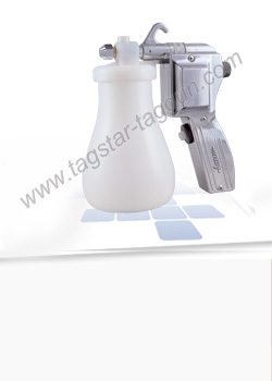 Garments cleaning spray gun with metal body